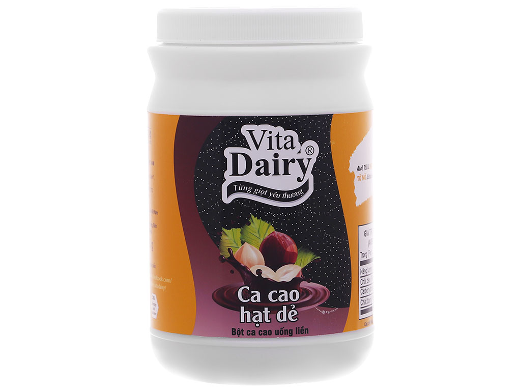 Bột ca cao hạt dẻ Vita Dairy hũ 450g