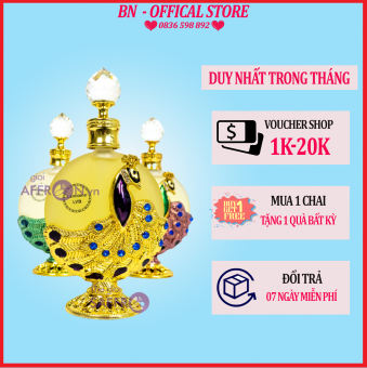 Tinh dầu nước hoa Dubai cao cấp con công thơm dai trên 12h