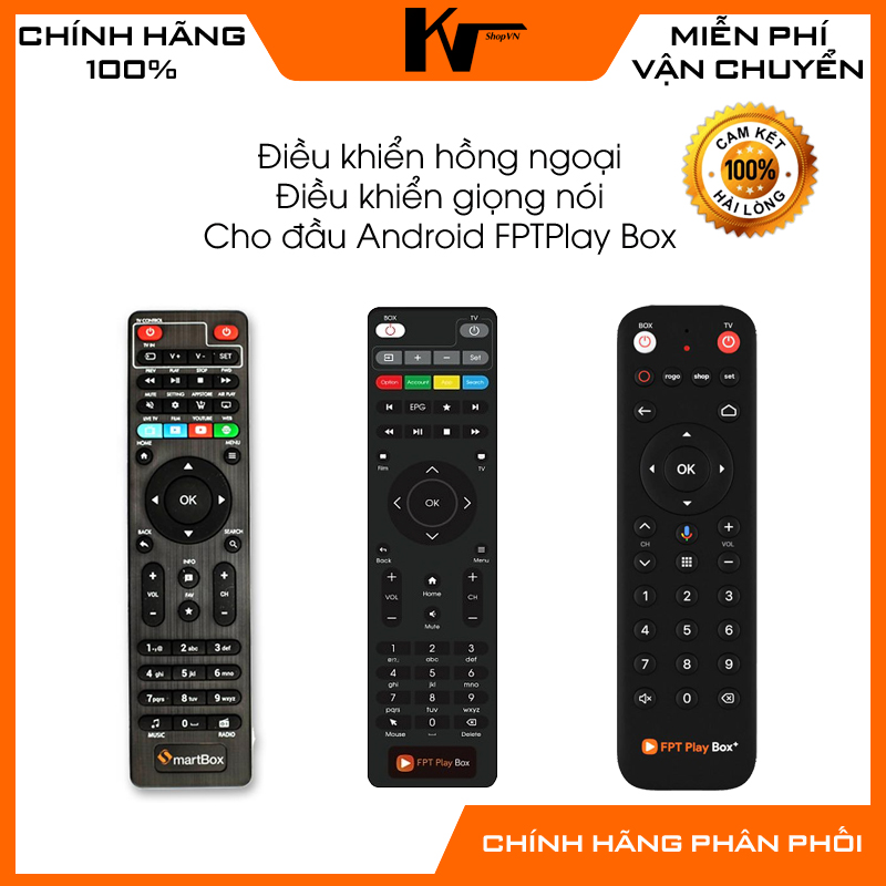 Điều khiển cho đầu Android FPTPlay Box các phiên bản - Thanh lý