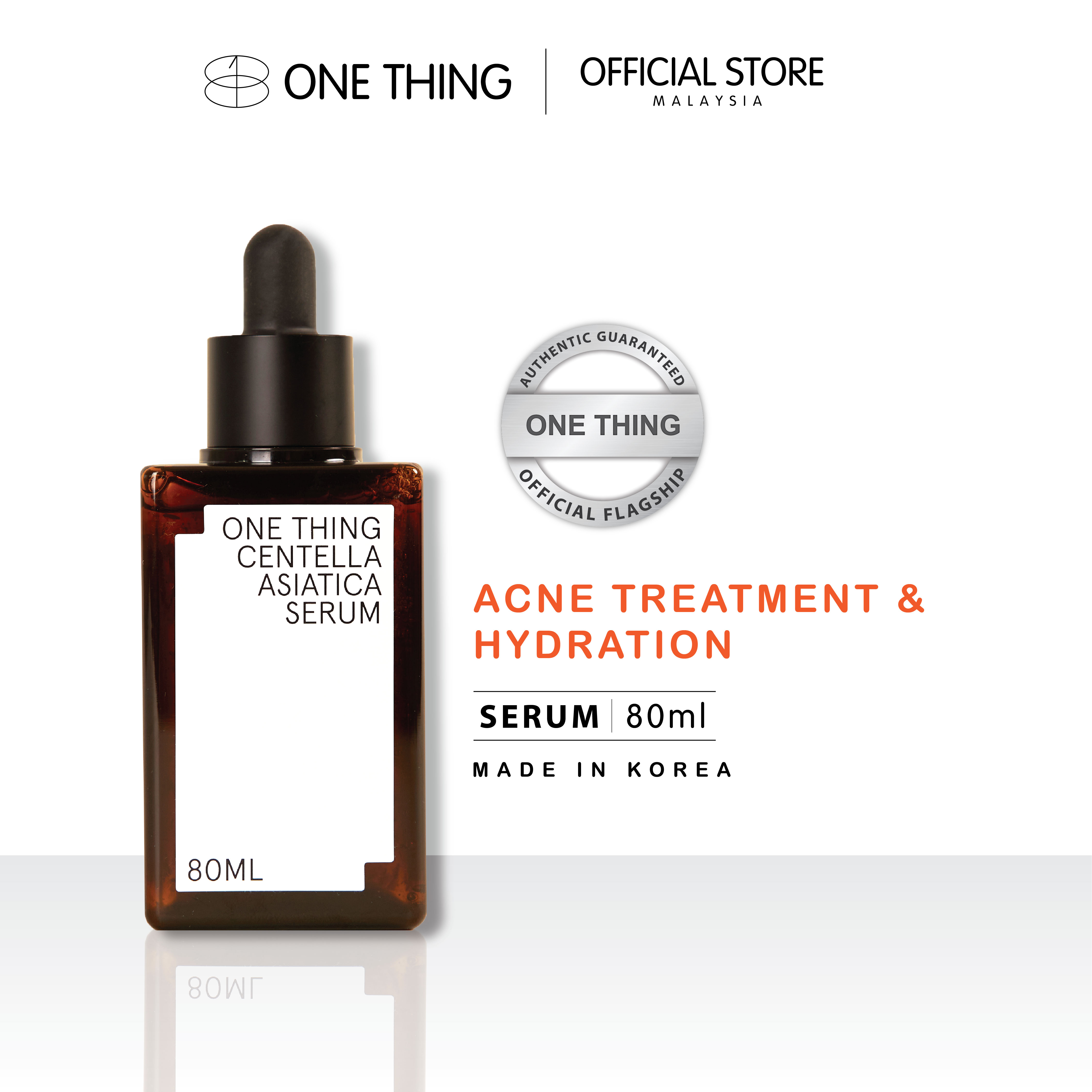 Gambar ONE THING Centella Asiatica Serum [Acne Treatment, Soothing   Hydration   Rawatan Jerawat]