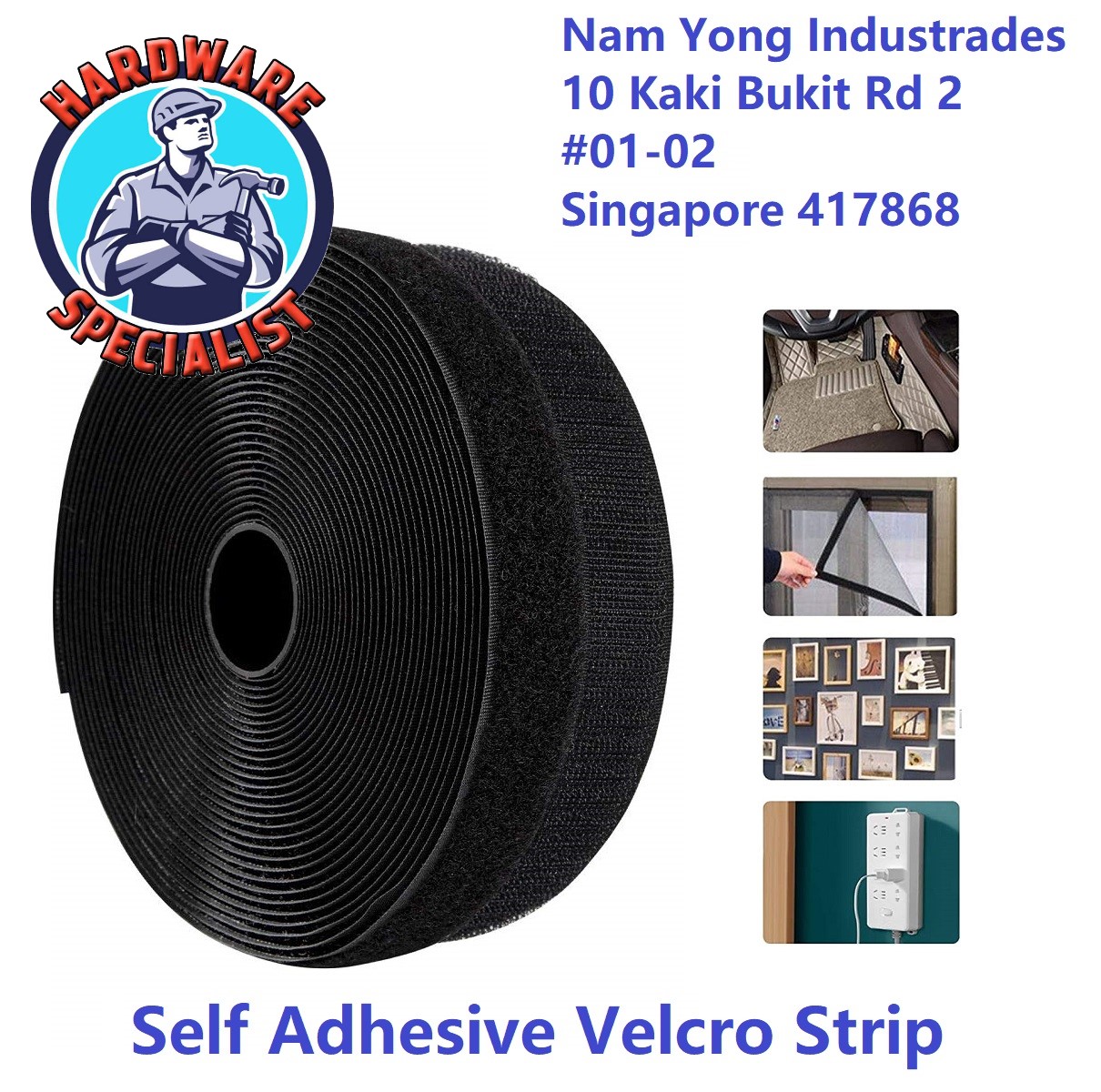 Velcro Tape Heavy Duty - Best Price in Singapore - Oct 2023