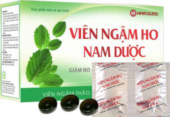 VIÊN NGẬM HO NAM DƯỢC – Hỗ trợ giảm cơn ho, bổ phổi, tiêu đờm, viêm phế quản (40 viên)