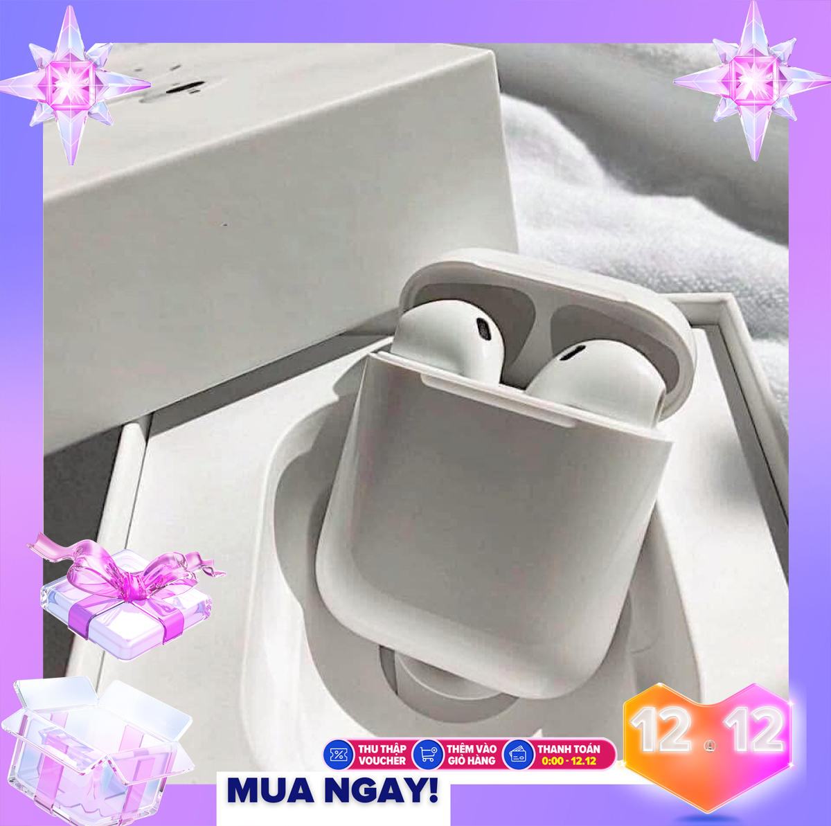 Tai nghe i12 tws chính hãng tai nghe bluetooth không dây inpods i12 tws nút cảm ứng tai nghe bluetooth i12, tai nghe không dây i12 tws hàng sỉ 24h