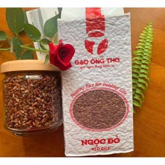 Gạo Lứt Đỏ Ông Thọ 1Kg-Gạo Lứt Huyết Rồng -Tốt cho sức khỏe, ăn kiêng, tiều đường, giảm cân, cao huyết áp Tâm Bình Foods