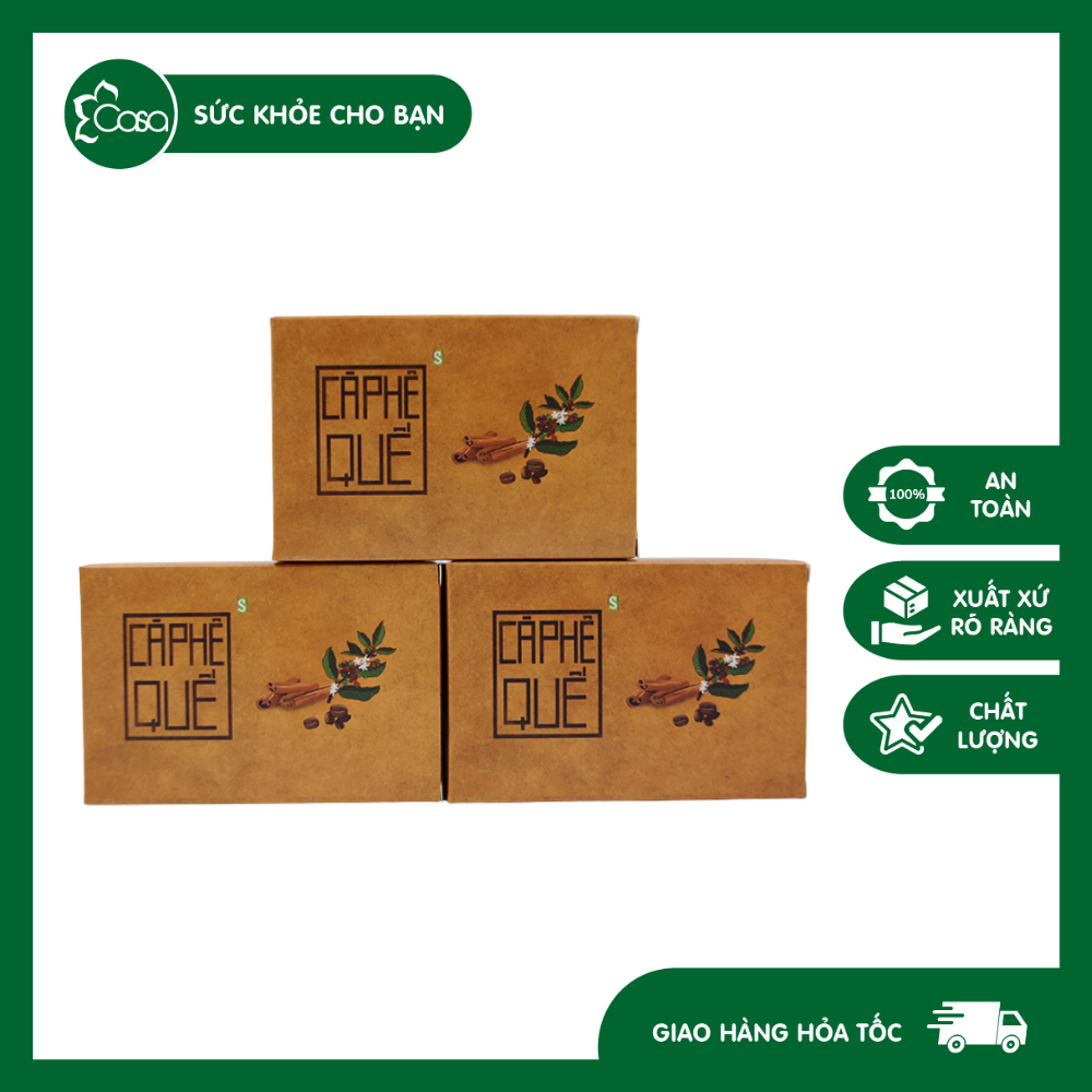 Xà bông cà phê quế htx sinh dược viethealthy 100g - xà phòng tắm thảo dược | chay casa