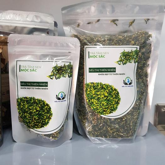 Trà Tâm Sen Khô MỘC SẮC, Trà An Thần Ngủ Ngon, Trà Tim Sen hỗ trợ mất ngủ Hạ huyết áp Phù hợp với người già huyết áp cao