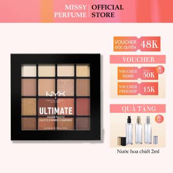 Bảng phấn mắt NYX độc đáo 16 màu ấm trung tính 268