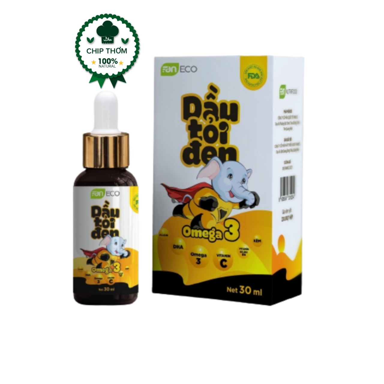 Dầu Tỏi Đen Omega3 - 30ml
