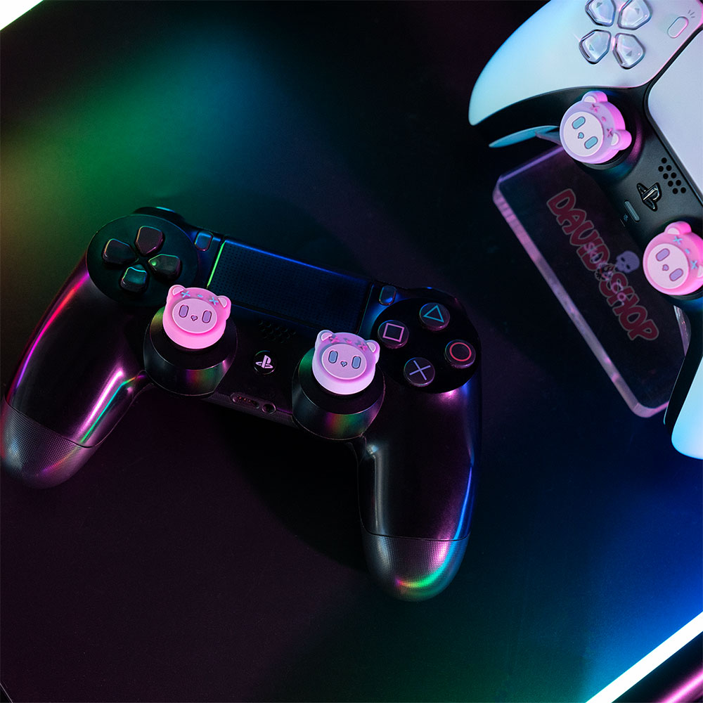 Núm bọc analog Twin Bears hãng Geekshare cao cấp cho tay cầm Xbox One/Series, Pro Controller, DualSense, DualShock 4