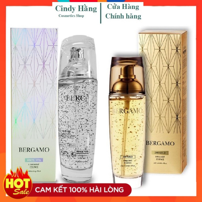 Tinh Chất Dưỡng Da Bergamo Vàng Bergamo 24K Brilliant - Trắng White Vita Luminant.