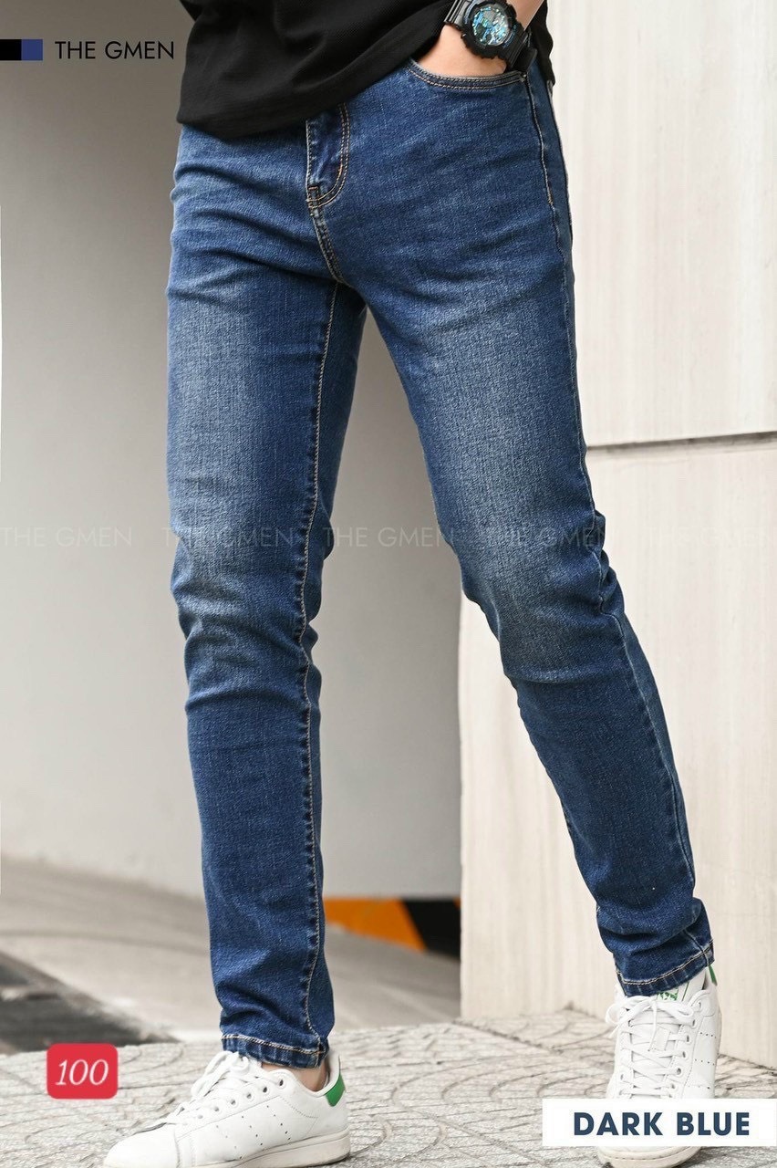 Quần jean nam cao cấp chất bò co giãn form ôm chuẩn dáng mẫu mới phong cách mới thời trang XMAT - MQ100