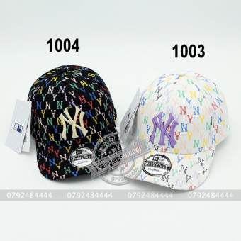 Nón kết MLB Monogram NY sắc màu