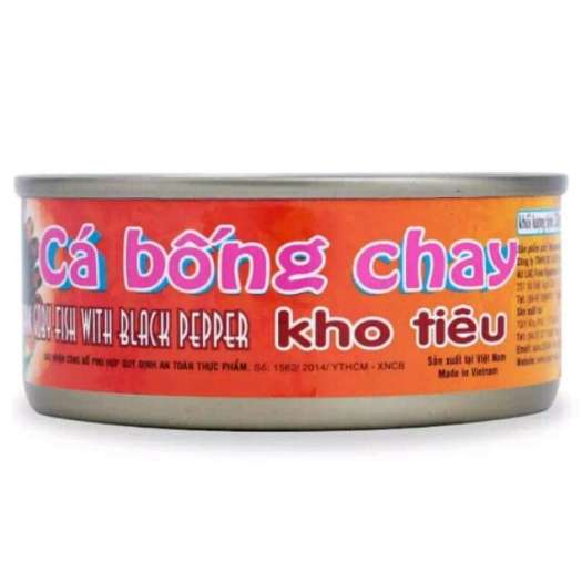 Cá Bống Chay Kho Tiêu Âu Lạc Lon 130G