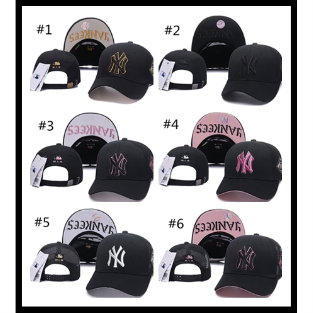 MLB  Nón bóng chày thời trang New York Yankees