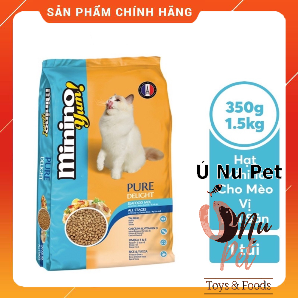 Thức ăn hạt khô Minino Yum túi 350g