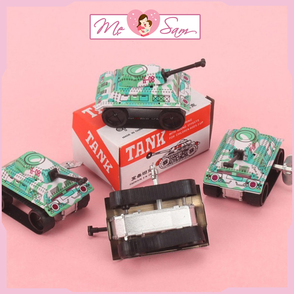 Đồ chơi xe tăng vặn cót mini cho bé Shop Mẹ Sam