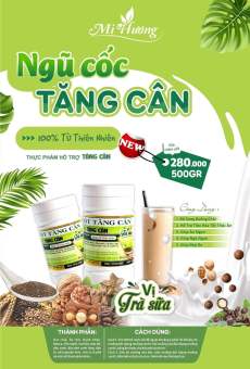 Bột ngũ cốc Mị Hương hỗ trợ tăng cân- Bột tăng cân Mị Hương 500 gam