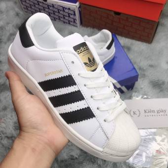 Giày thể thao,giày adida superstar mũi sò tem vàng nam nữ đủ size hàng cao cấp tặng tất + hộp bảo vệ