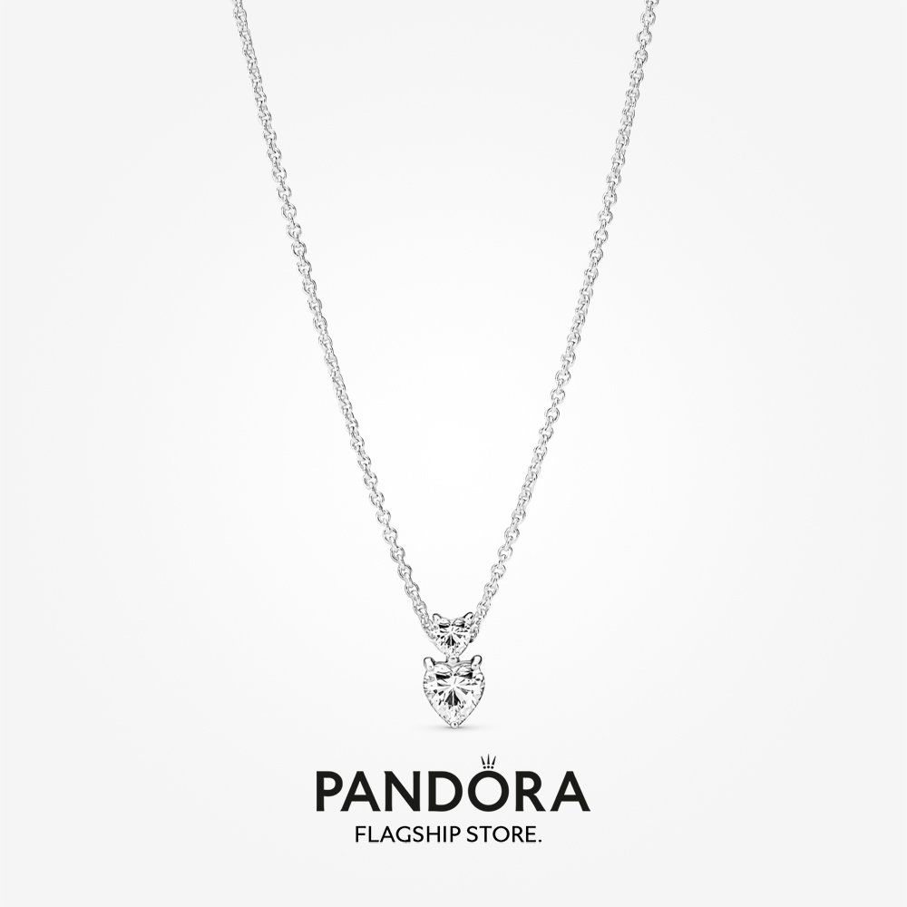 PANDORA Sterling Silver Symbol Of Trust Pendant Charm On Cable Chain  Necklace | eBay