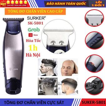 Tông Đơ Cắt Tóc Chấn Viền Cao Cấp SUKER 5801, Động Cơ Êm Ái, Tông Đơ Bấm Viền Cực Sát
