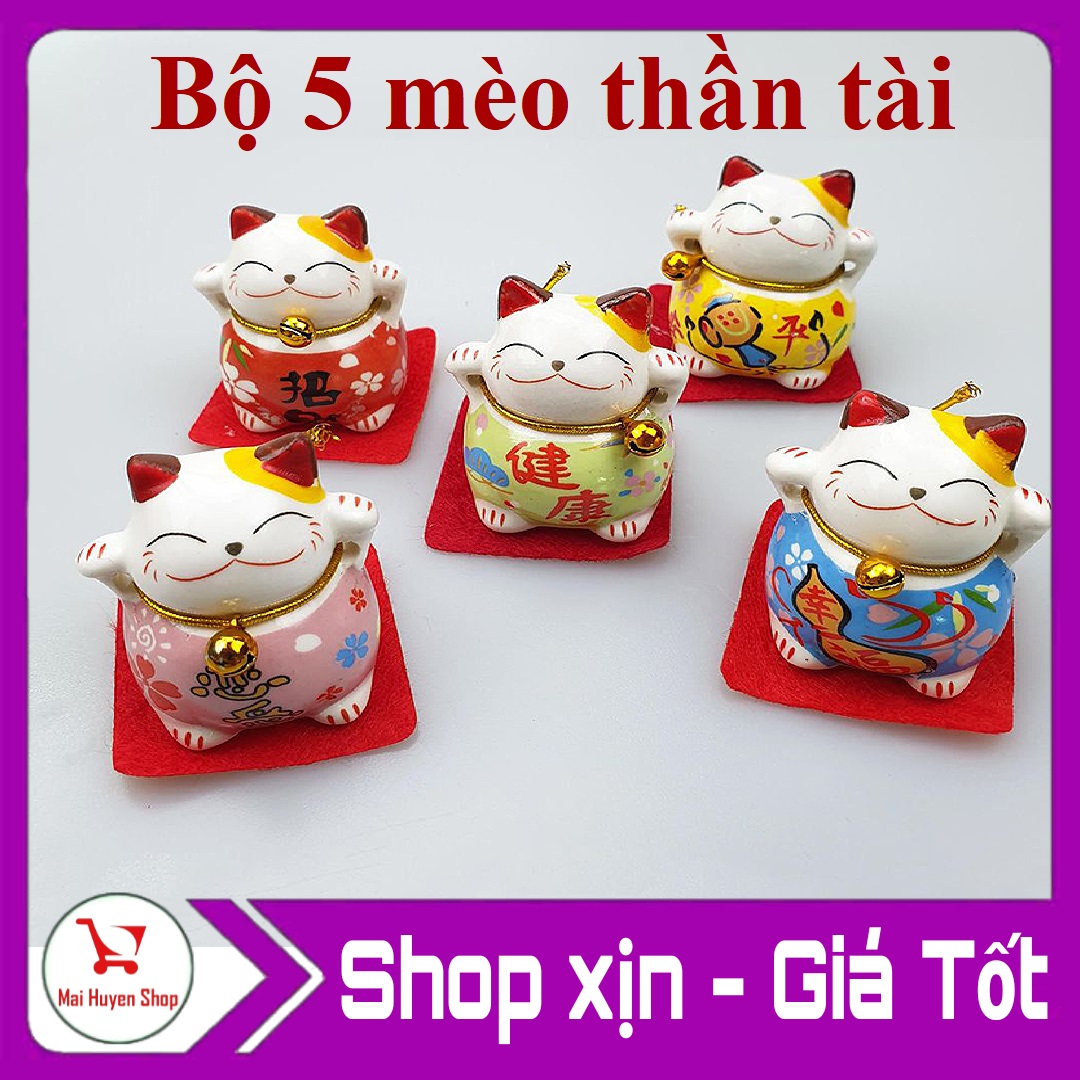 Bộ 5 mèo thần tài