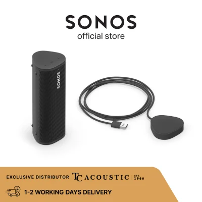 Sonos Roam Portable Smart Speaker with Bluetooth, Wifi and Voice Enabled (2)