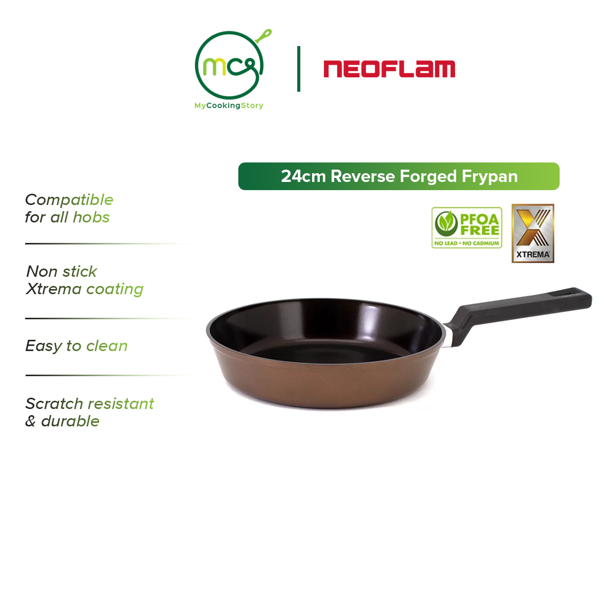 Gambar My Cooking Story   Neoflam 24cm Reverse Forged Fry Pan Non Stick