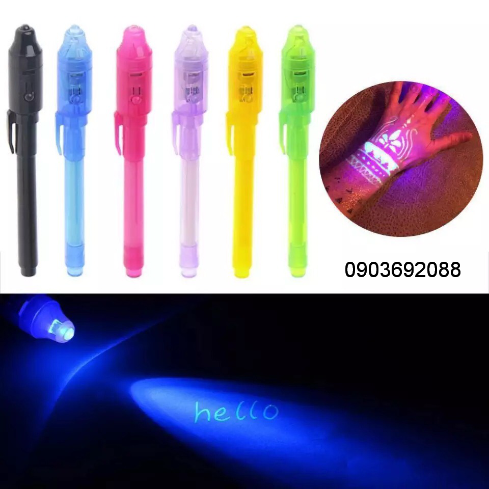 Bút viết thông điệp - Magic Light Pen an toàn và bí mật Combo 5 viết
