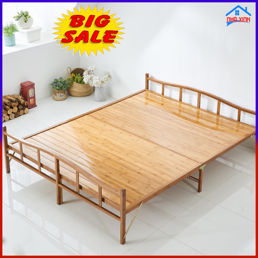 Giường sofa tre gấp thông minh 2022, Giường xếp gấp gọn đa năng, thiết kế chắc chắn, KT 120*197*30 cm