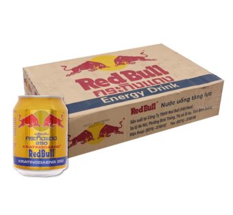 Nước Tăng Lực RedBull Bò Húc Việt - Lon 250ml - Foodmap