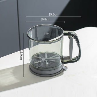 Dụng cụ làm bánh rây bột bán tự động cầm tay dạng cốc bột đường rây bột rây rây bột lưới lọc gia dụng