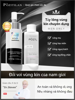 kem tẩy lông vùng kín nam/tẩy lông vùng kín/kem tẩy lông vùng kín/gel triệt lông/chỉ dành cho nam 100g
