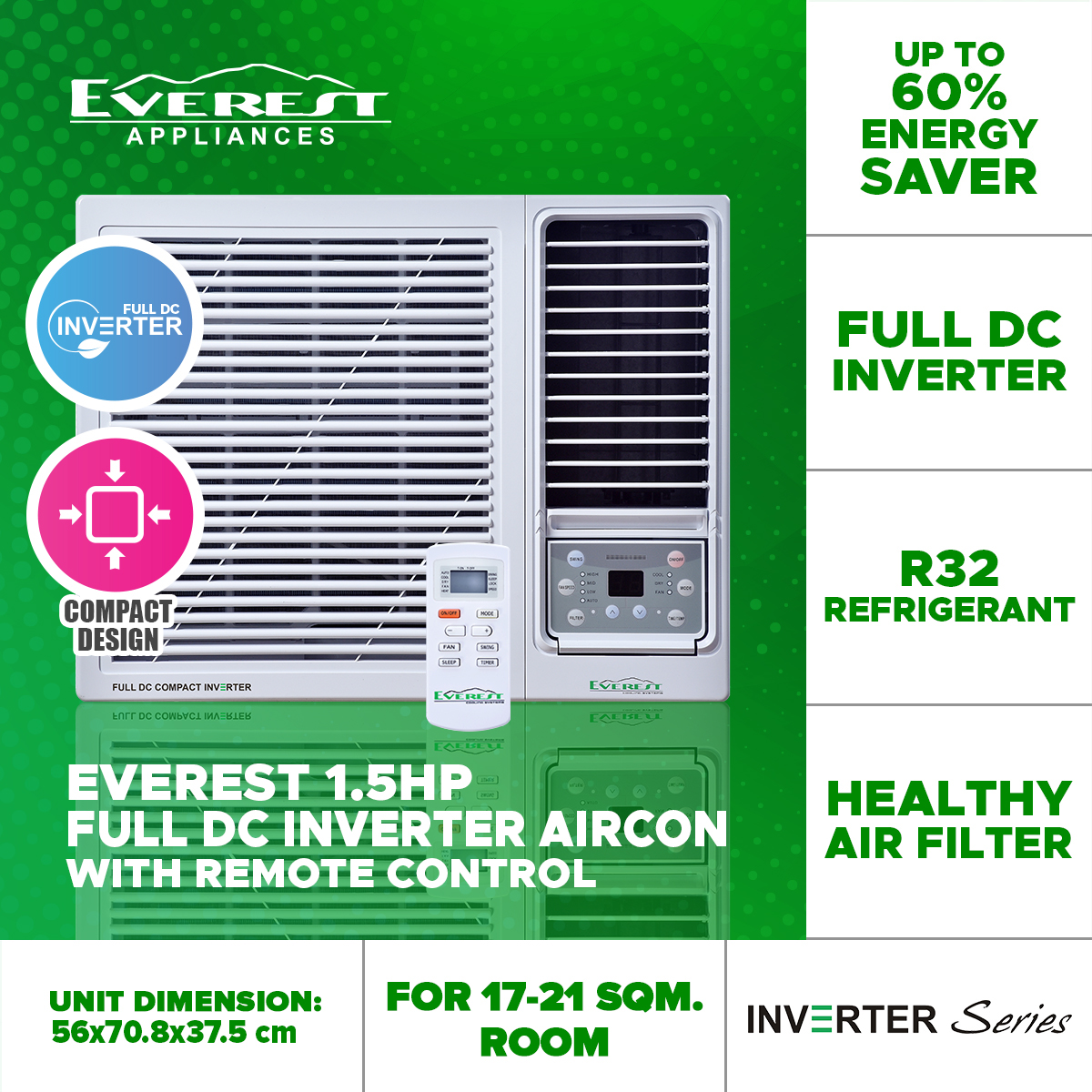 everest aircon inverter price