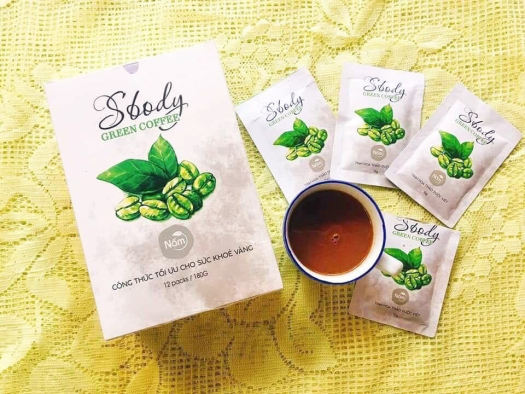 Giảm cân cà phê xanh Sbody green coffee dạng bột pha