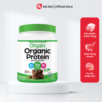 Đạm thực vật Orgain Organic Protein, nhập khẩu Mỹ, Gymstore