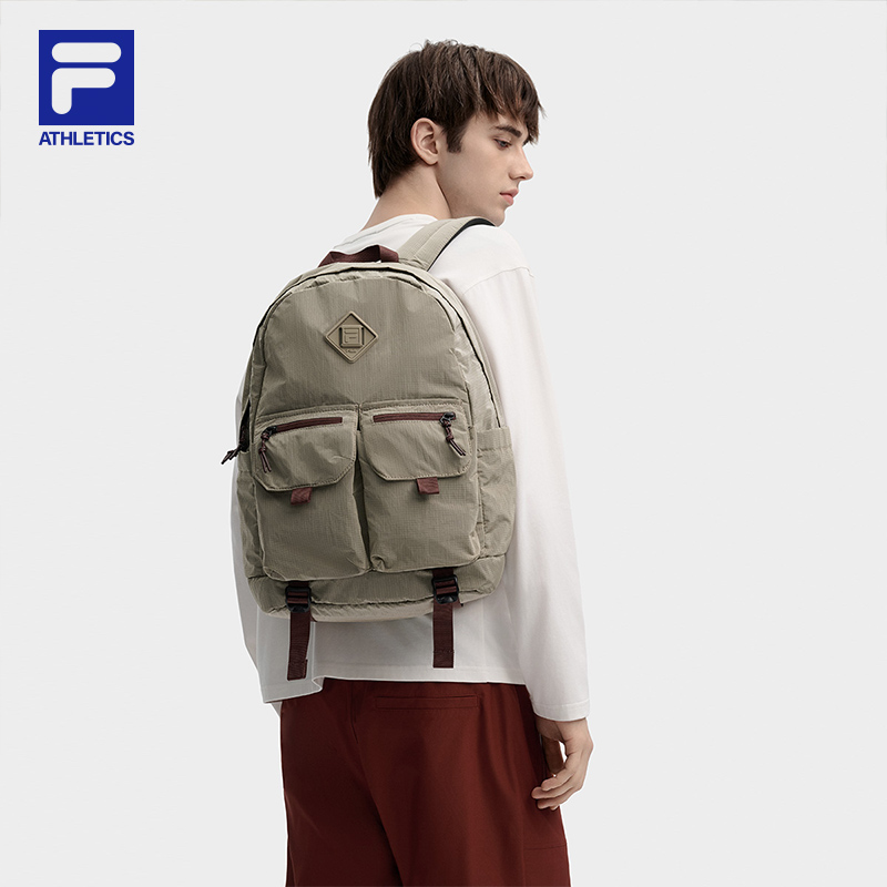 FILA CORE LIFESTYLE ORIGINALE BAGS Men Backpack Light Khaki