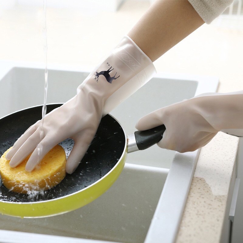 Găng tay cao su siêu dai siêu bền hình con hươu