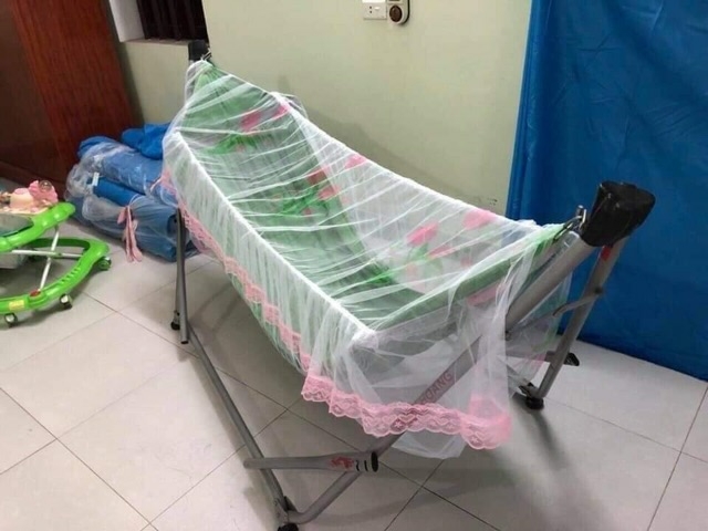 ẢNH THẬT- Màn chụp võng người lớn chống muỗi cho bé- Hàng loại 1