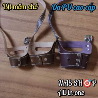 Bịt mõm chó bịt mỏ chó chất liệu da TPU mềm mại thoải mái cho thú cưng