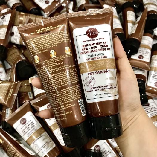 Mặt Nạ Đông Y Gia Truyên - Cốt Sâm Đất Nicos Thanh Nhi