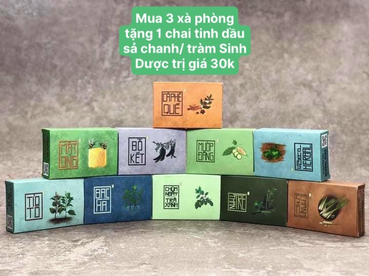 [HCM]Xà phòng (xà bông) & Tinh dầu Sinh Dược - Sản phẩm thảo mộc Handmade