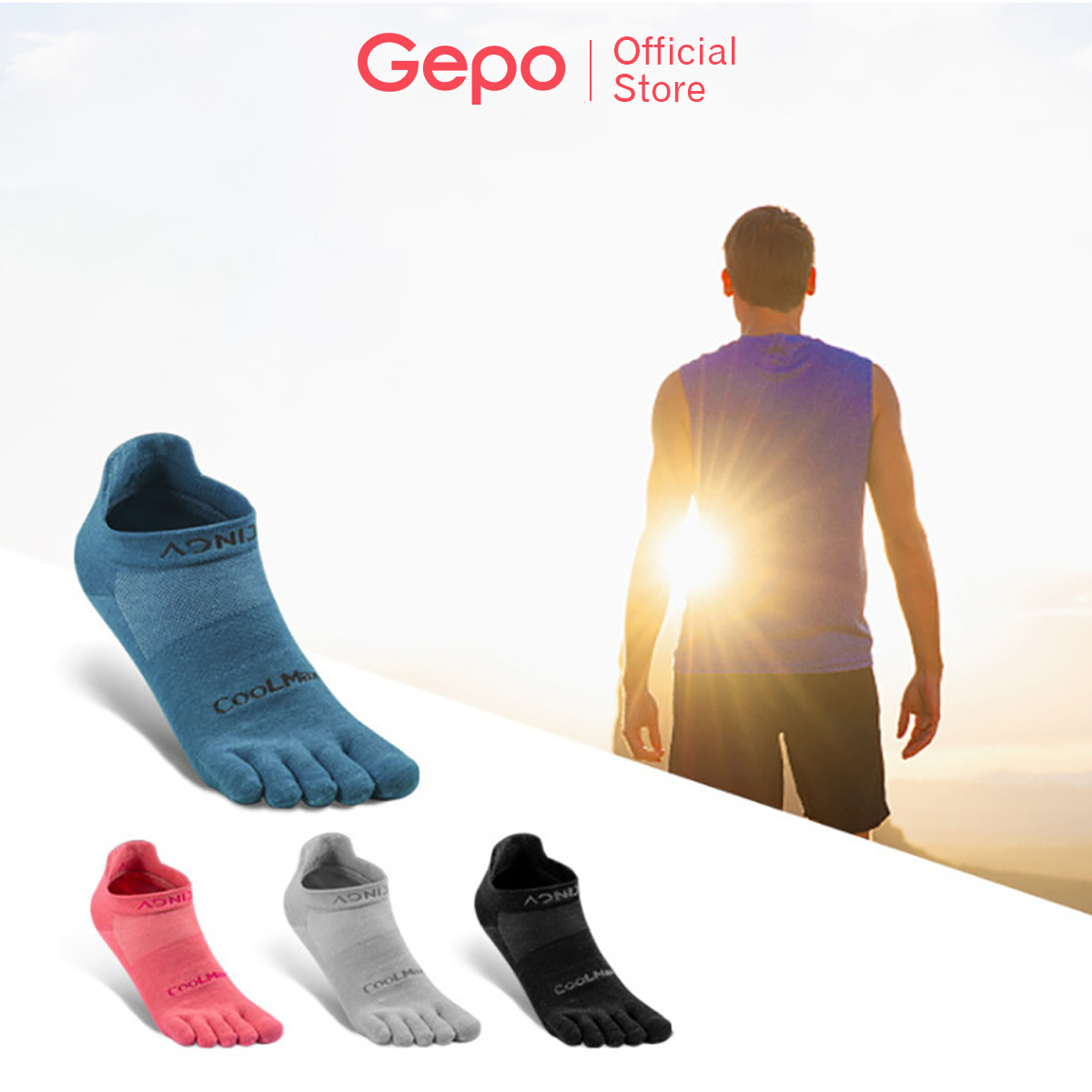 Tất chay bộ xỏ ngón aonijie e4110s