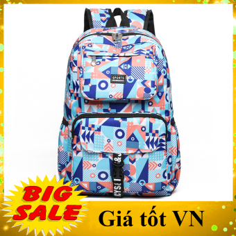 Balo cho bé gái cấp 2, cấp 3 đi học, cặp sách học sinh trung học họa tiết nhí cao cấp