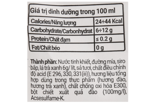 Trà trái cây Cozy trà đào sả 1 thùng 24 hộp