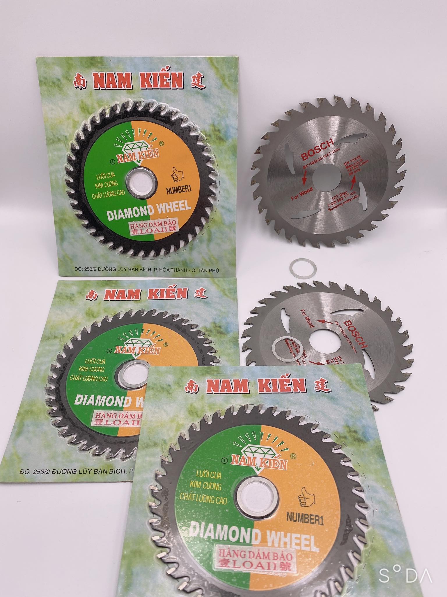 Lưỡi cưa gỗ,lưỡi cắt gỗ Nam Kiến hoặc Bosh 1 tấc 30 răng