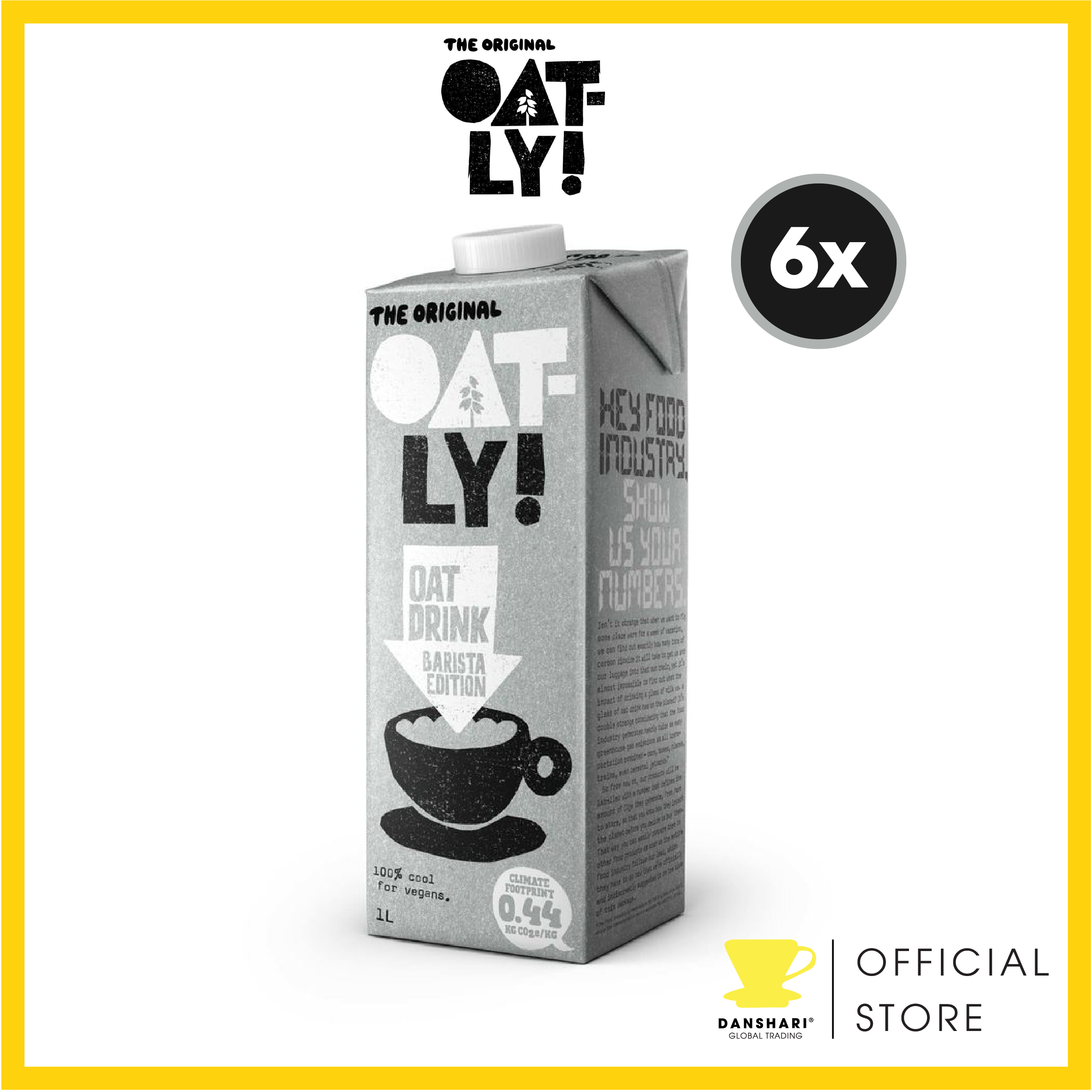 Oatly iKaffe Barista Edition 1 L (Ambient Oat Drink) · 0.38 kg