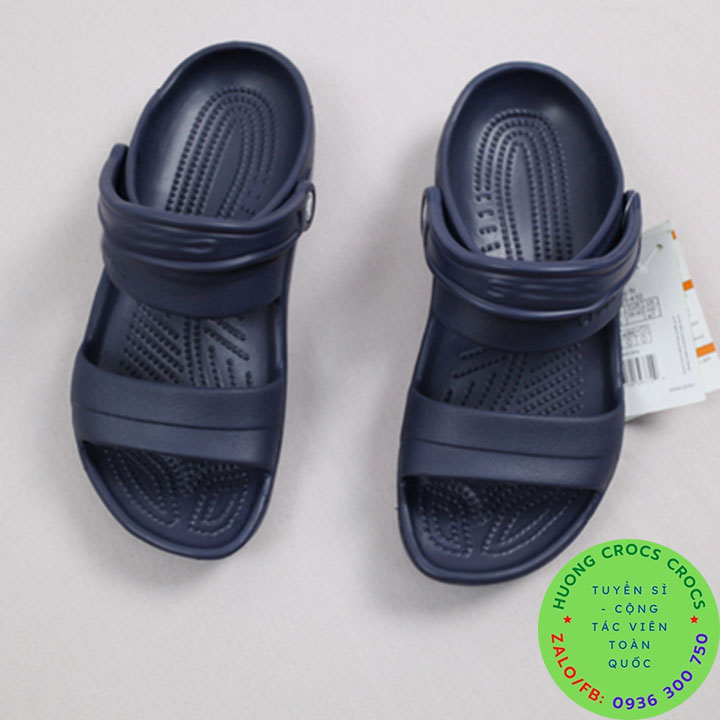 DÉP SANDAL NHỰA ĐI MƯA CROCS CLASSIC ROOMY FIT CHO NAM MÀU NAVY