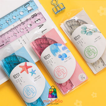 BỘ 4 THƯỚC KABAXIONG (THƯỚC THẲNG, ĐO ĐỘ, EKE)