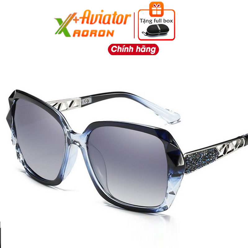 Kính Mắt phân cực nữ cao cấp chính hãng Aoron Aviator, chống tia UV chuẩn 400 tròng kính polarized chống tia UV400 chống chói hiệu quả