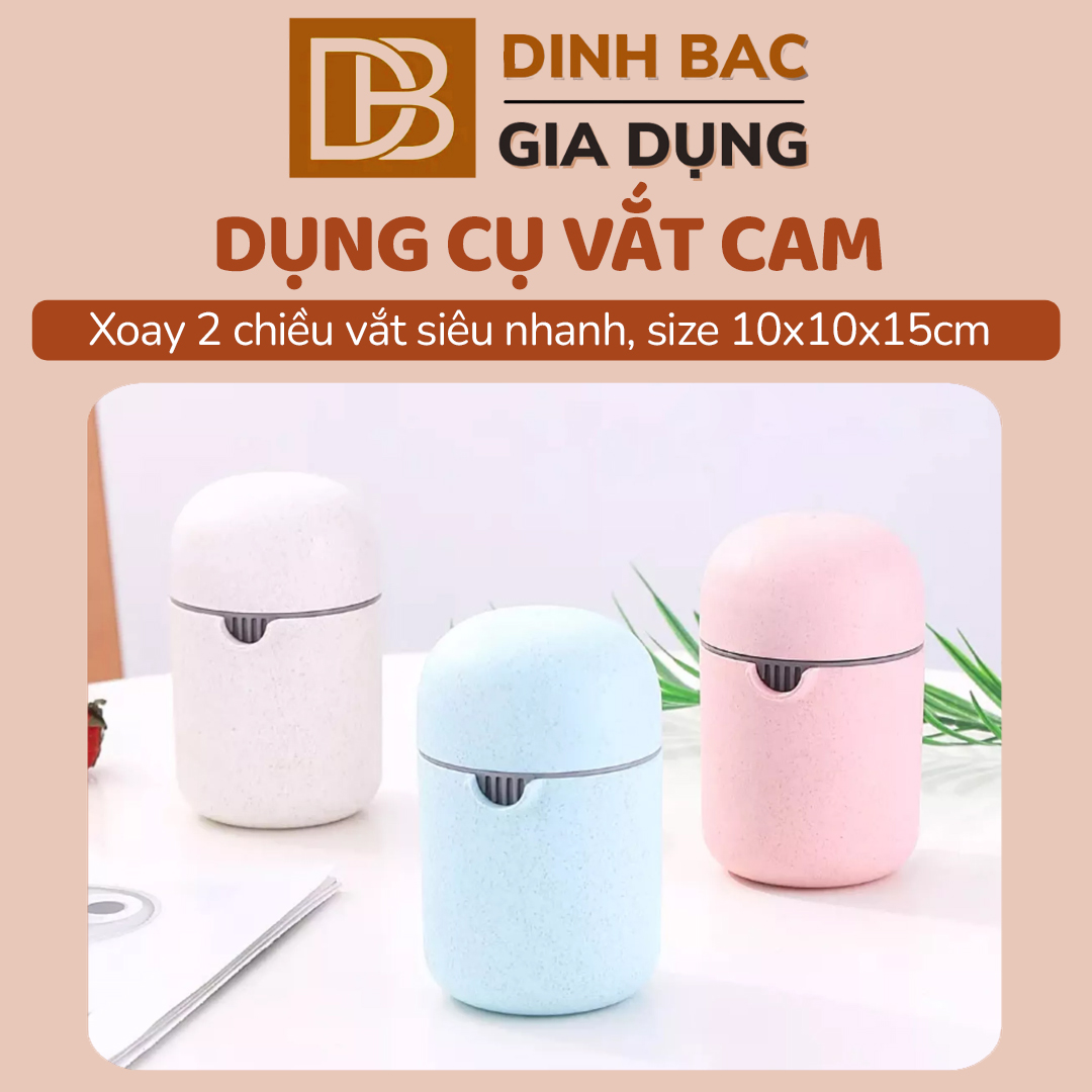 Dụng cụ vắt nước cam ép hoa quả xoay 2 chiều chất liệu lúa mạch